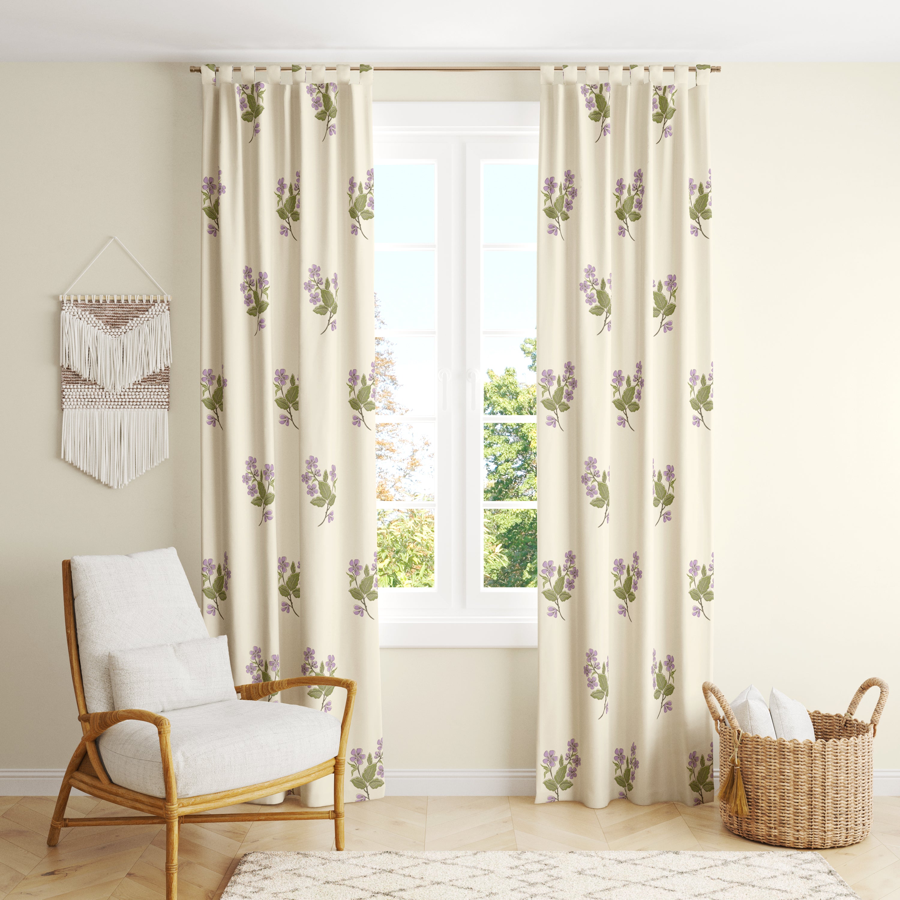 Lavender Whisper Curtain