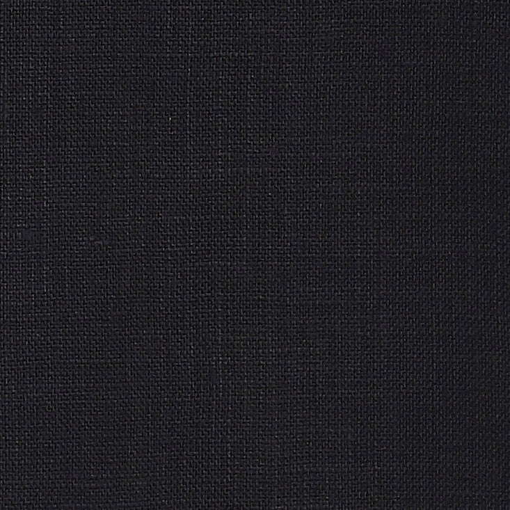 Black Linen Napkins, Hemmed, 18 x 18 inch, 4 pcs