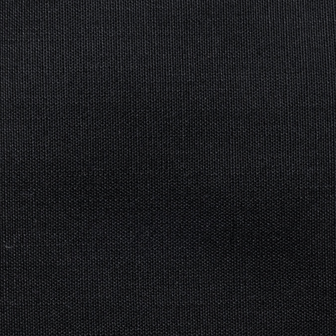 Faux Linen Fabric Black