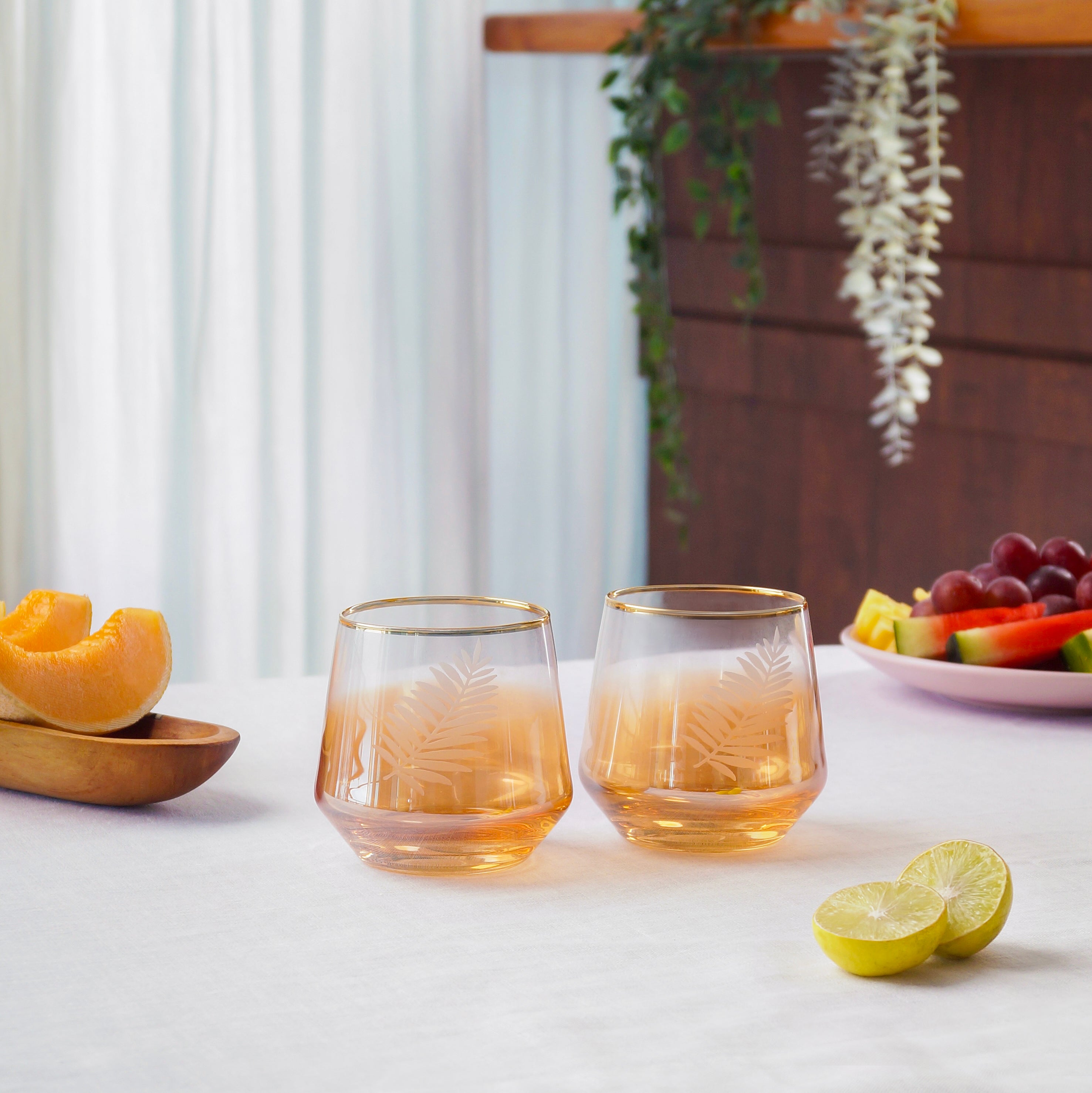 Citrine Tumblr Glass - Set of 6