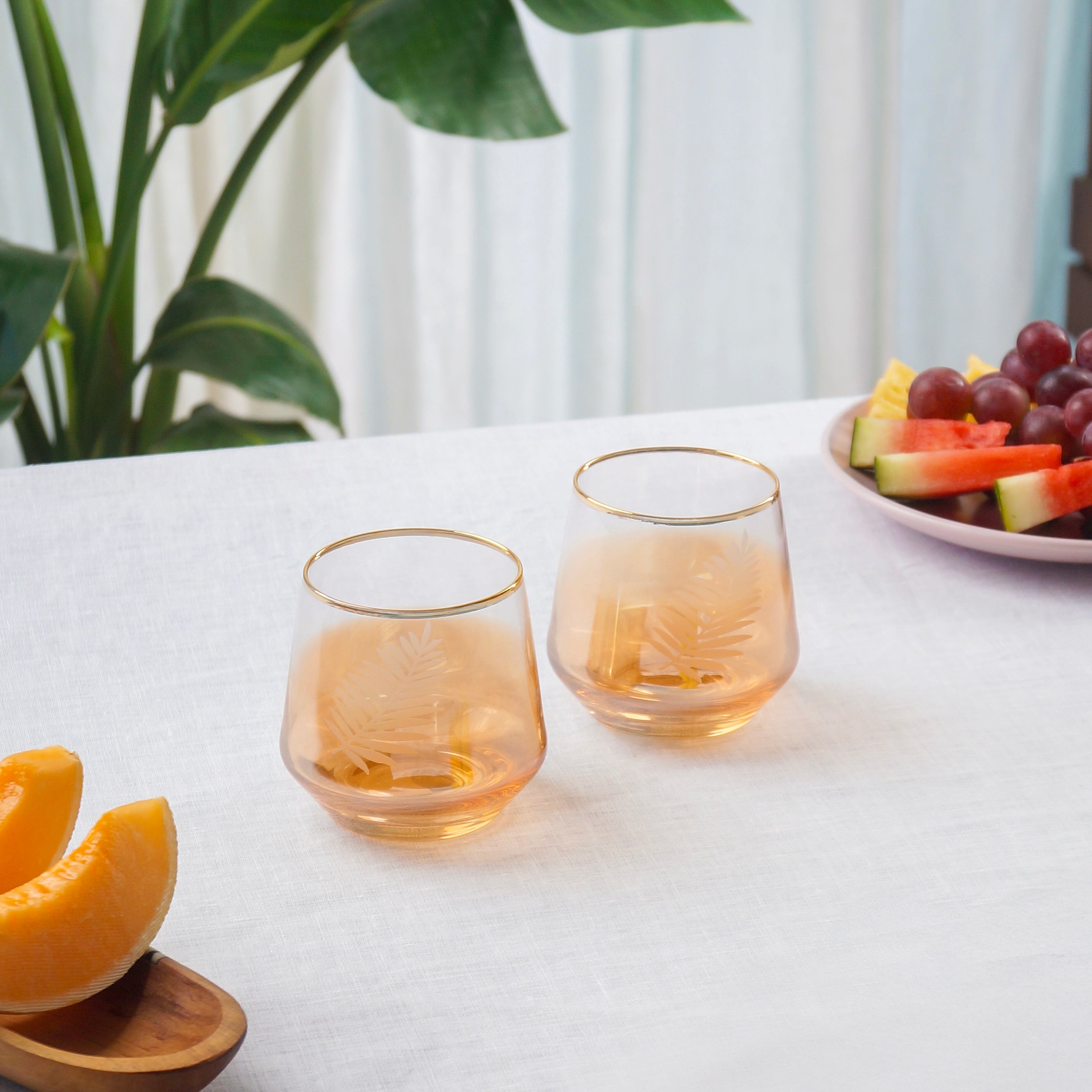 Citrine Tumblr Glass - Set of 6