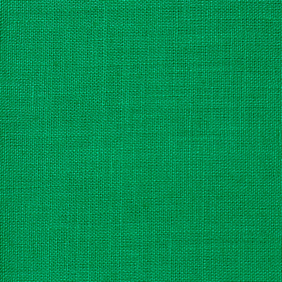 100% Pure Linen Fabric Kelly Green