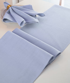 Light Blue Recycled Polyester Table Runner