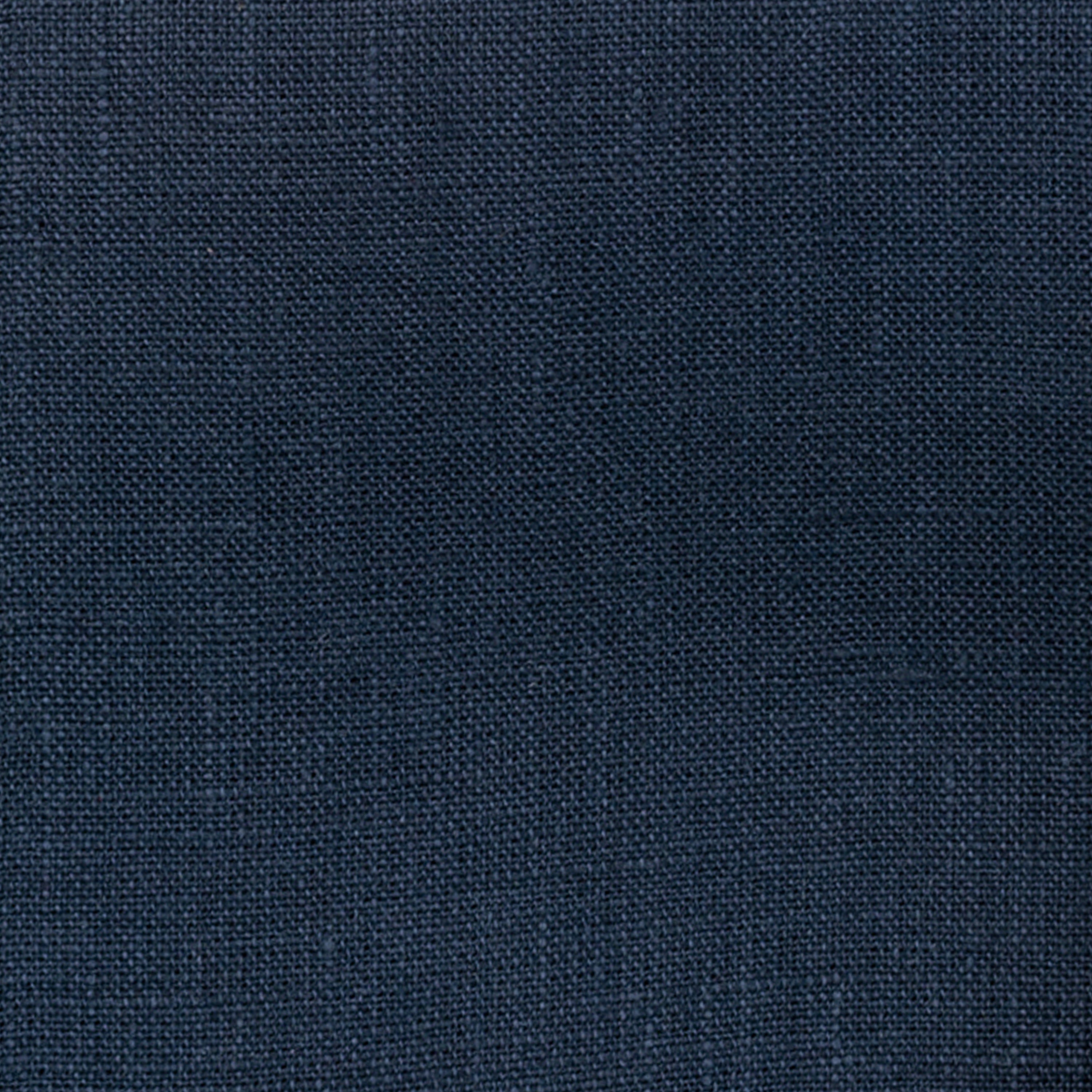 100% Pure Linen Fabric Navy Blue Swatch