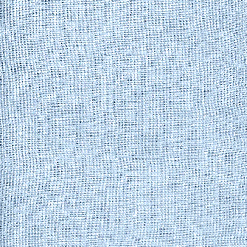 100% Pure Linen Fabric Powder Blue Swatch