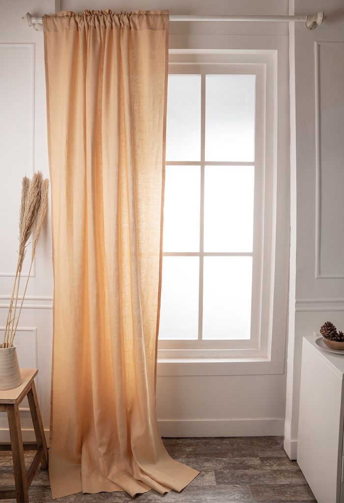 Beige Linen Curtain | 1 Panel