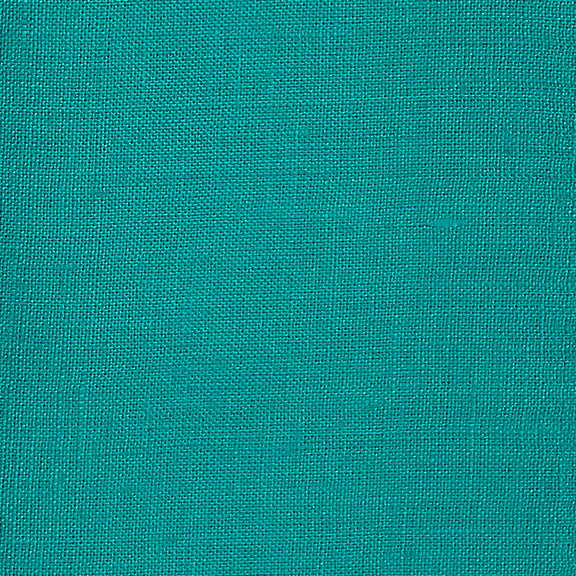 100% Pure Linen Fabric Teal Blue Swatch