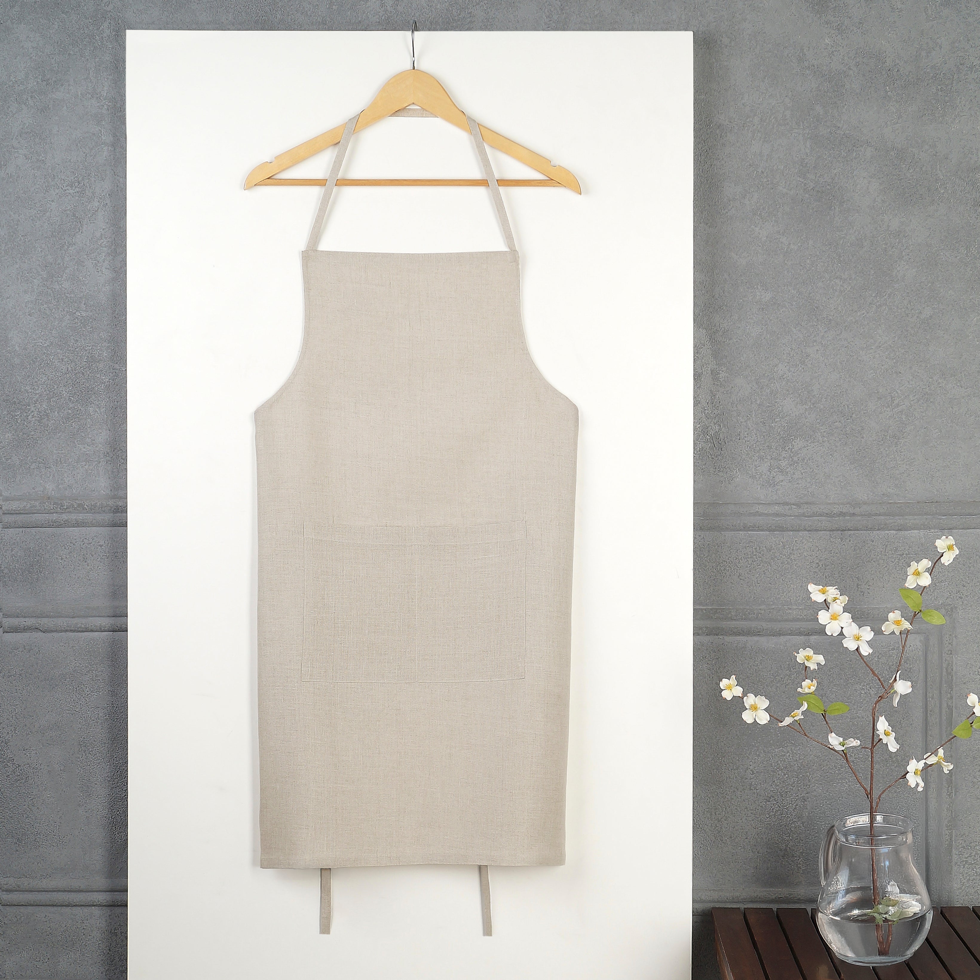 Classic Natural Linen Apron