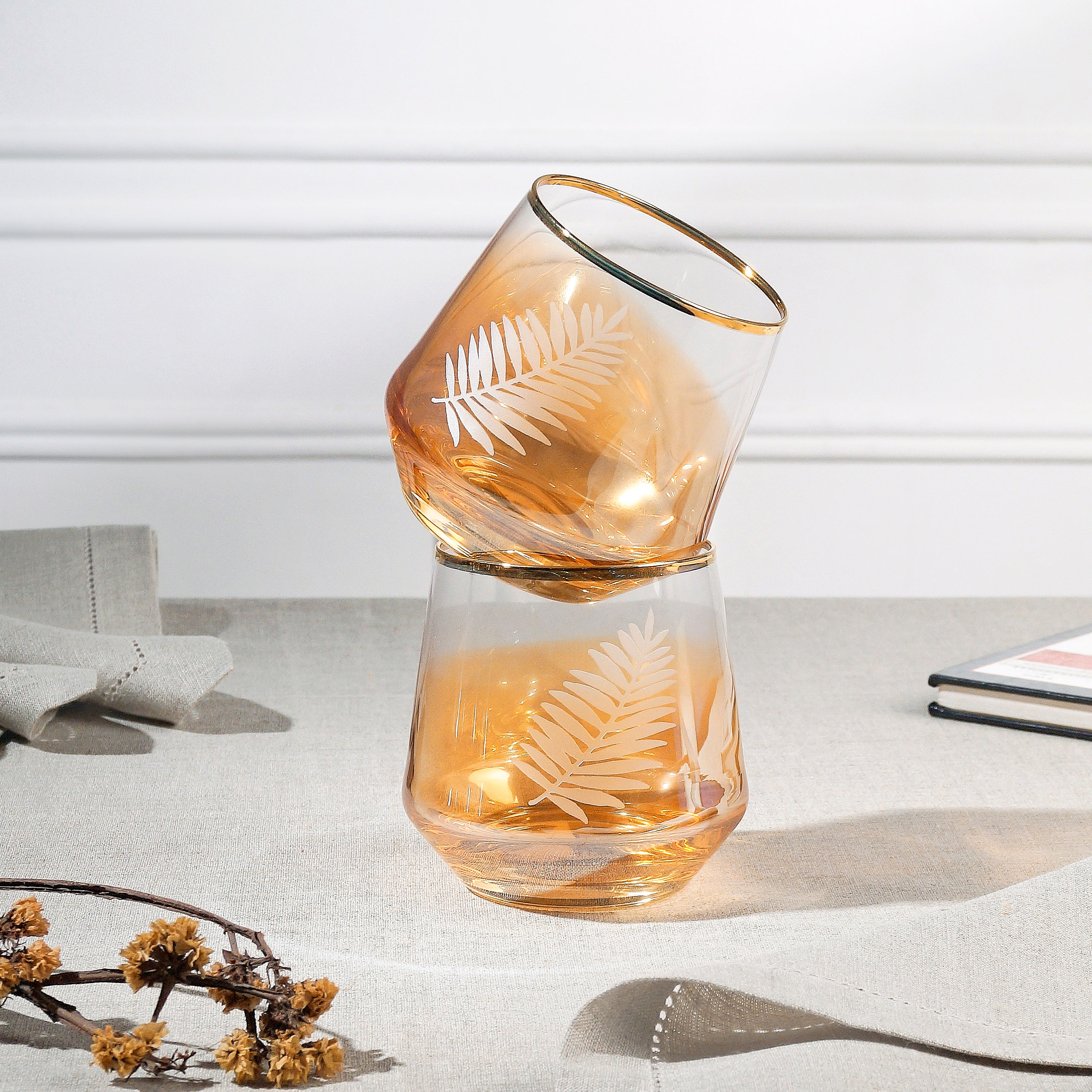 Citrine Tumblr Glass - Set of 6